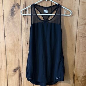 Nike Women's Black Mesh Tank Top